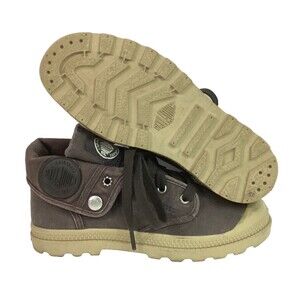Palladium Baggy Low LP Women's Sz 6 Brown Turn-Down Ankle Chukka Boots 93314-290